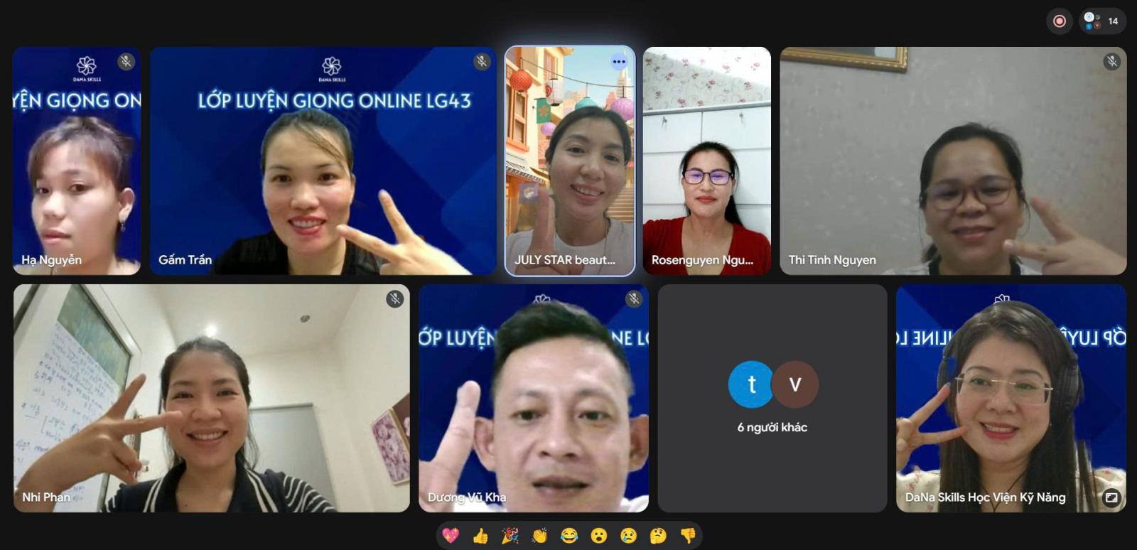 LG43, lớp học DaNa Skills