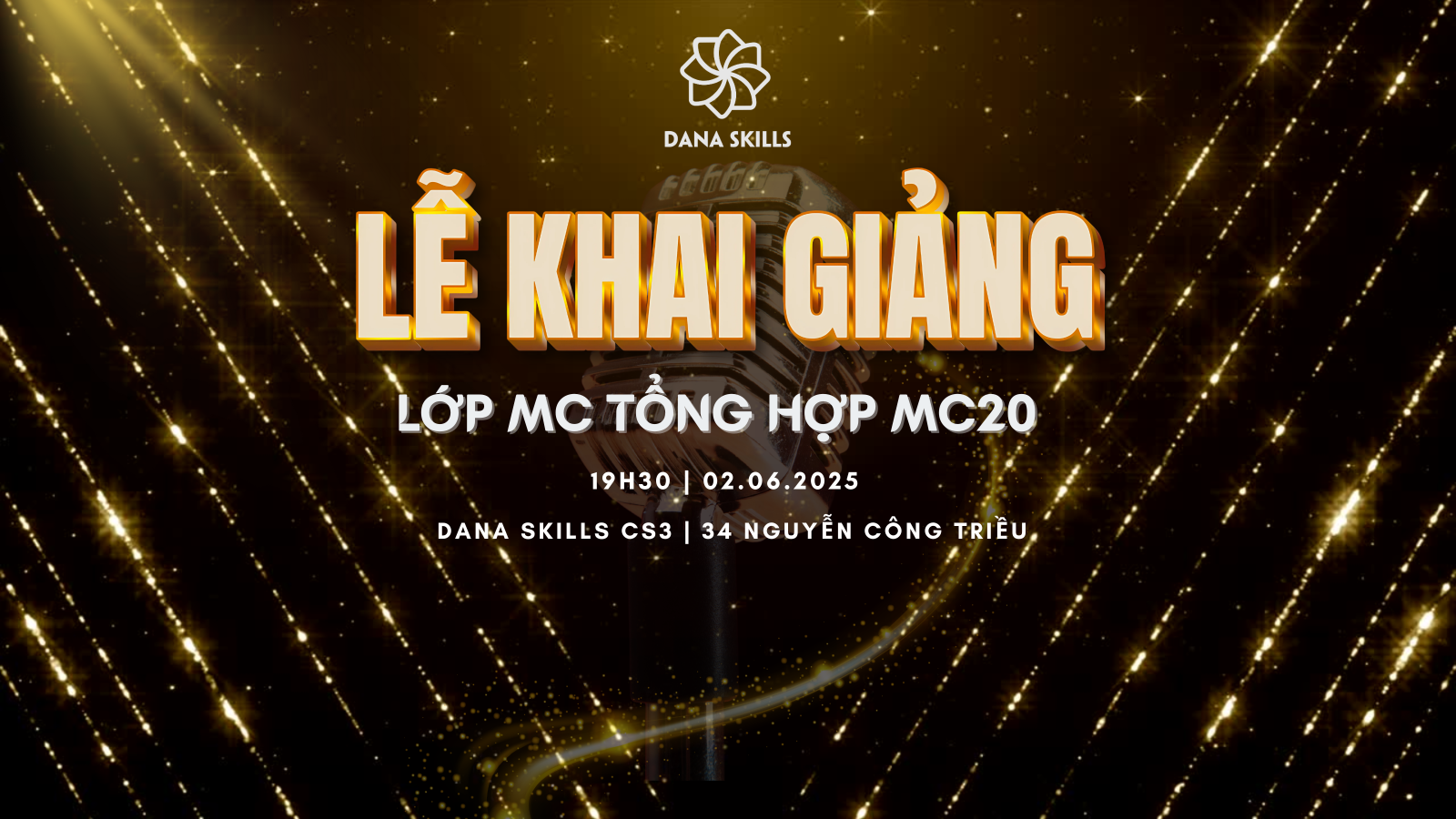 Khai Giảng Lớp MC Tổng hợp & Tự tin trước công chúng MC20