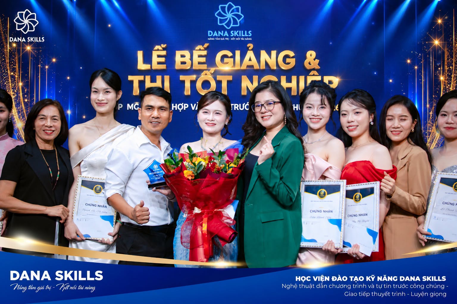 Lễ tốt nghiệp lớp MC Tổng hợp MC26 tại DaNa Skills: Ghi dấu hành trình trưởng thành