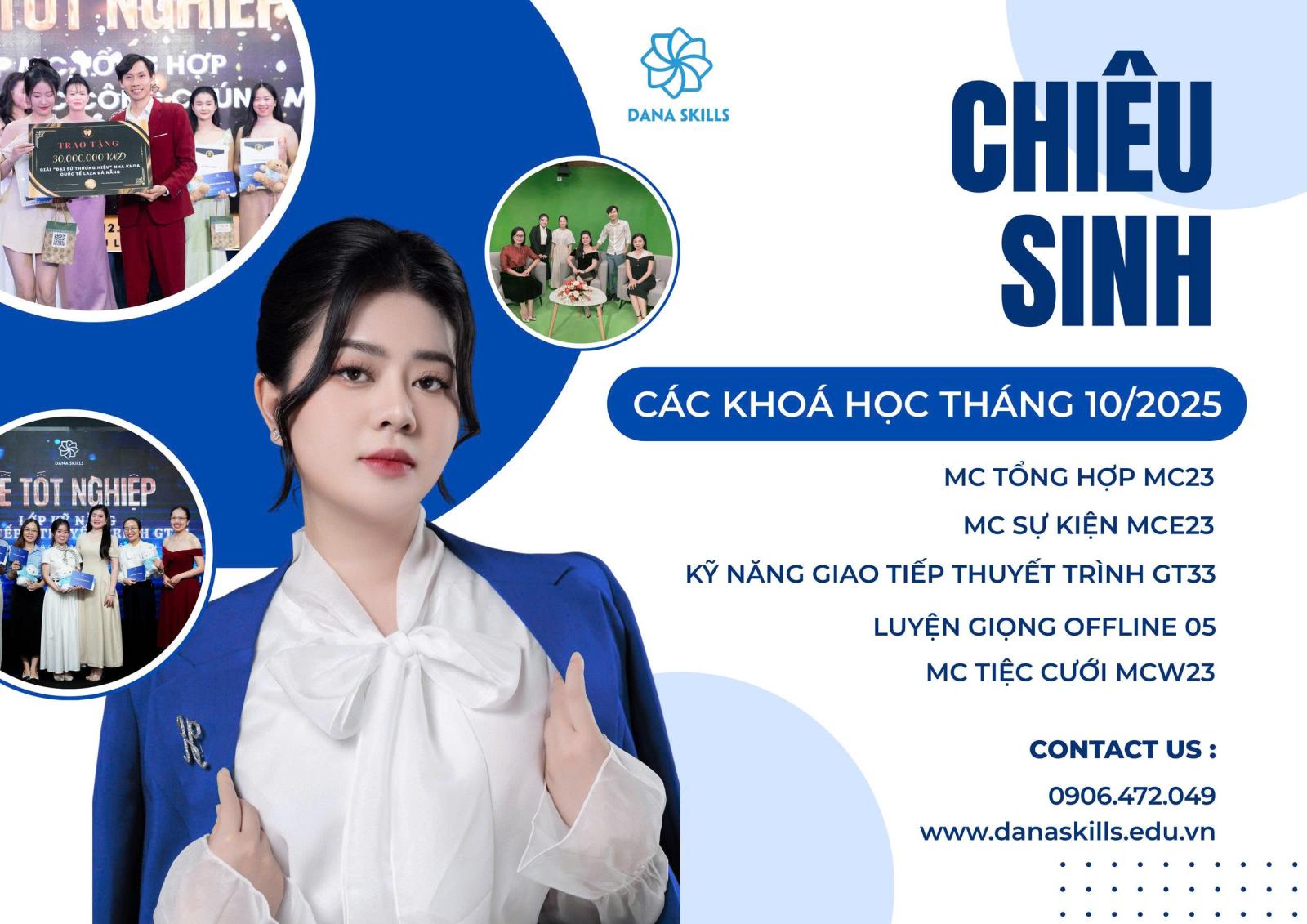 Chiêu sinh khóa học tháng 10/2025